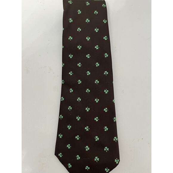 Hortex Ireland Other - Hortex  Ireland Vtg Men's Shamrock Neck Tie St. Patrick's Day
